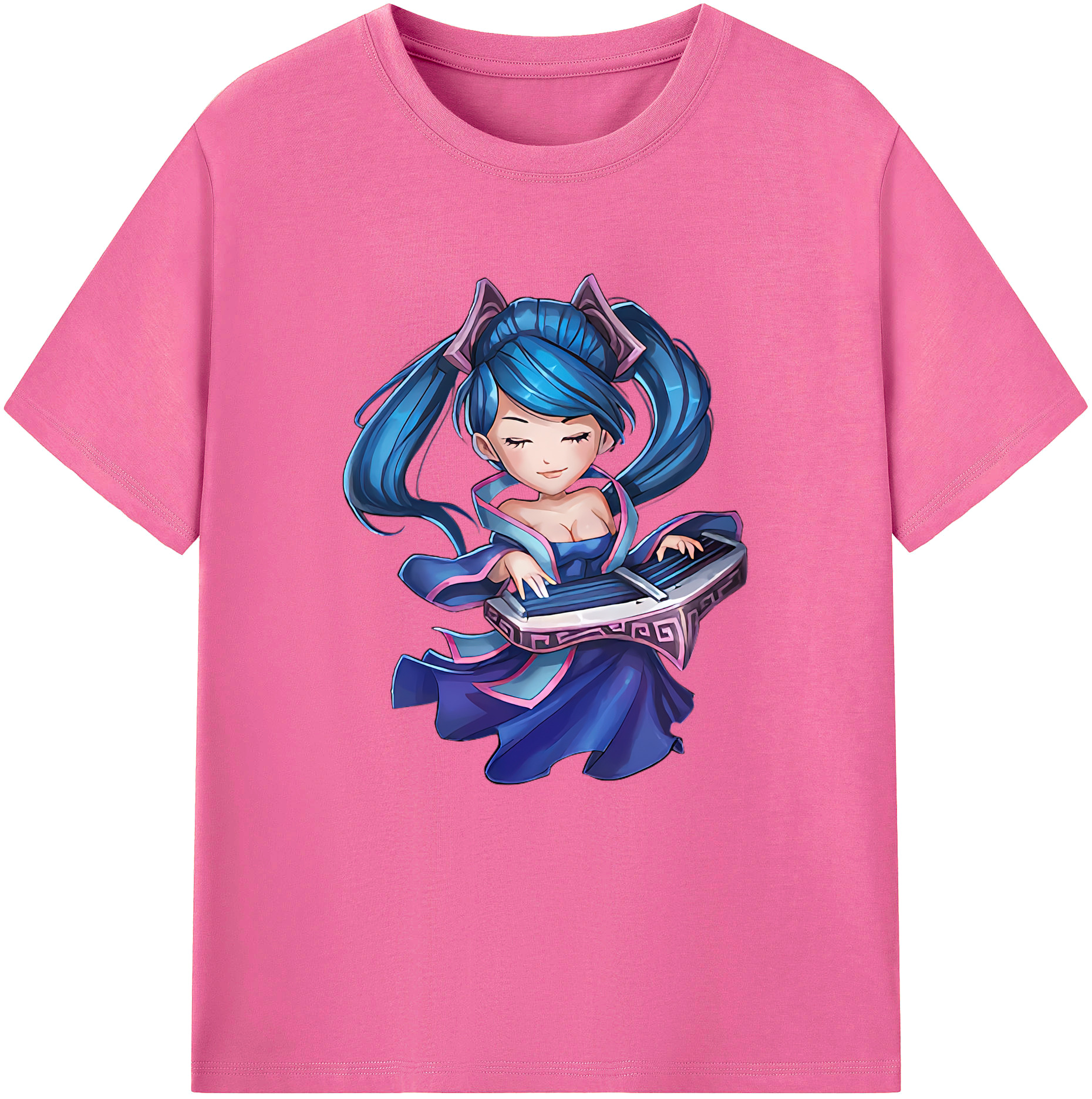 （画像用） リーグ・オブ・レジェンド League of Legends LOL レディースカジュアルプリントTシャツ（綿100％）